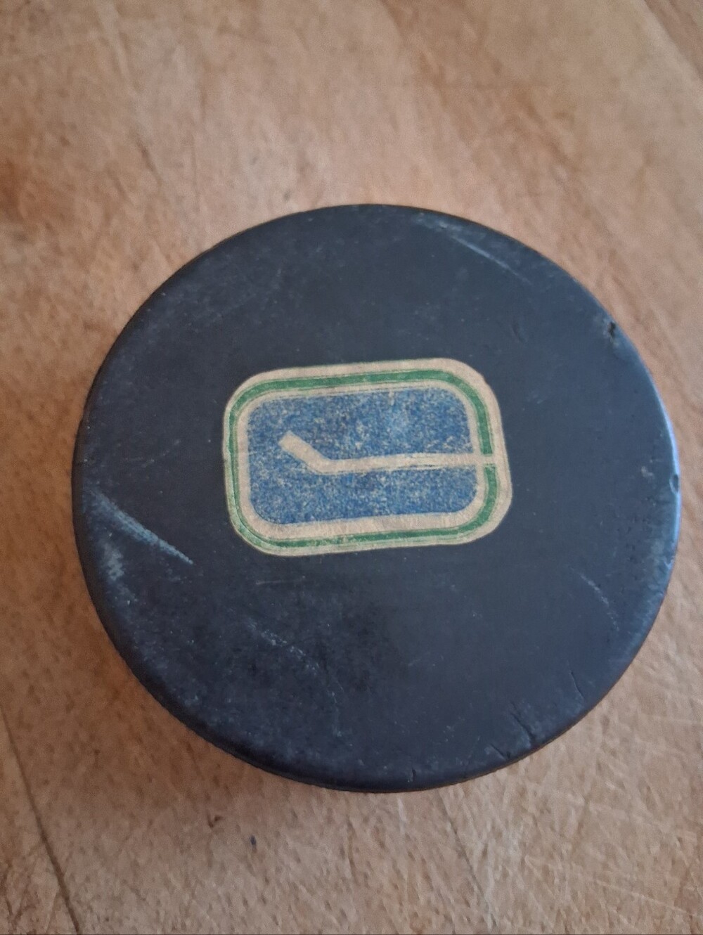 Vintage Vancouver Canucks Viceroy Hockey Puck Rare!